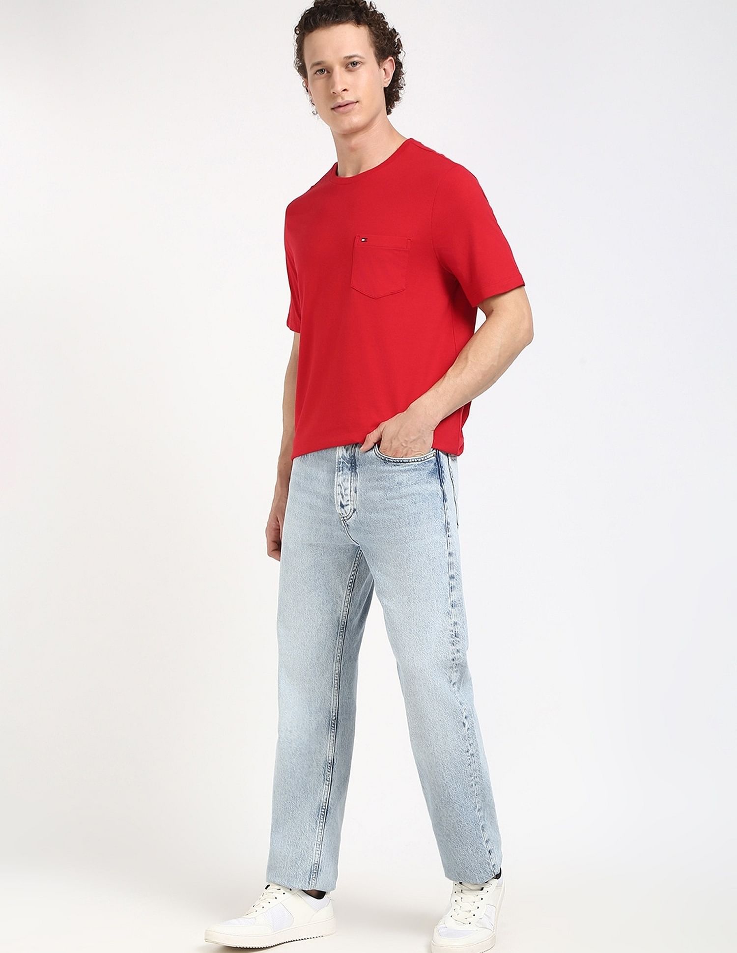 Tommy Hilfiger Solid Regular-Fit Cotton T-Shirt