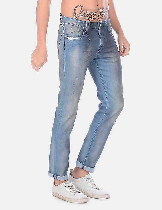 Flying machine tapered 2024 fit mens jeans