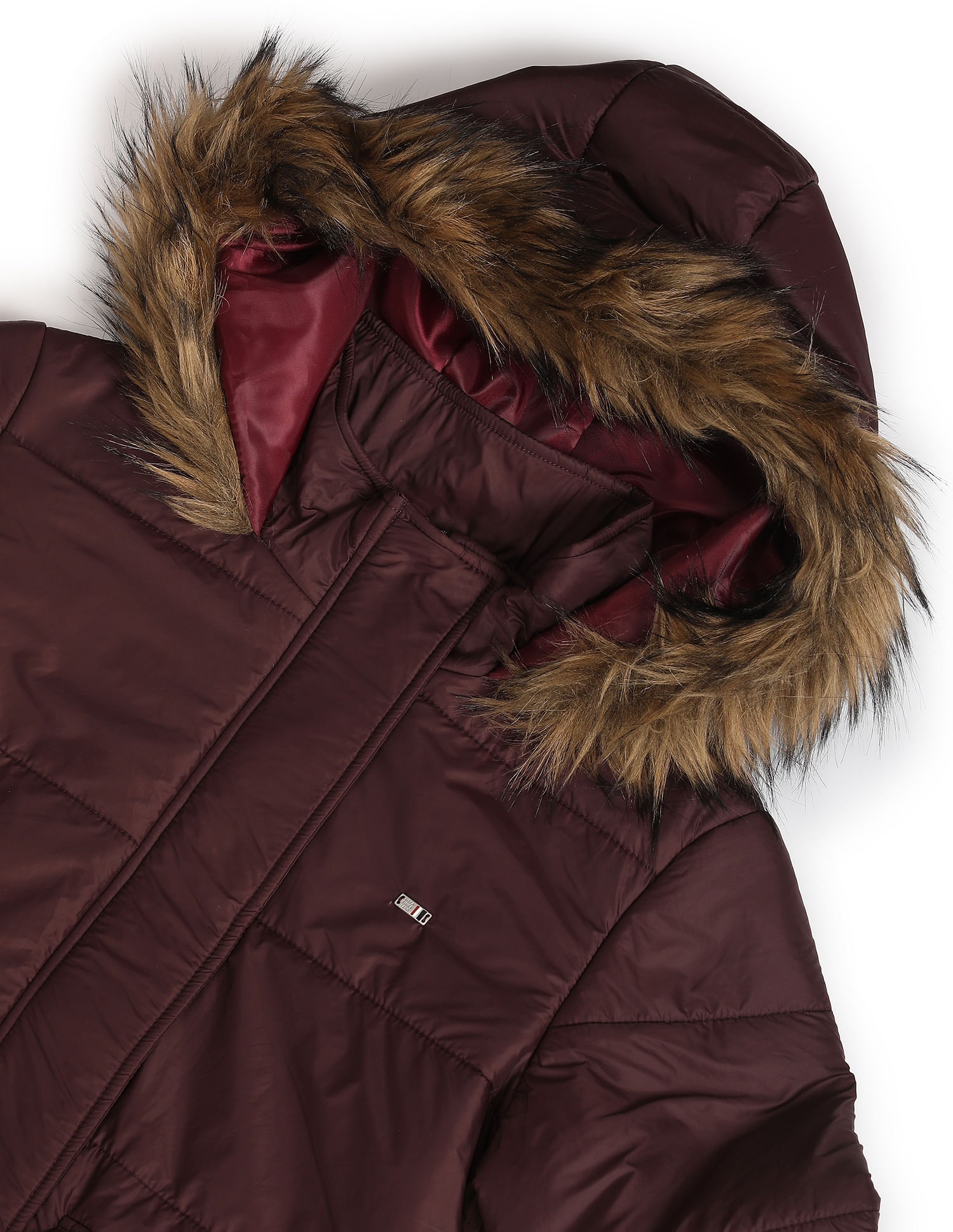 Buy U.S. Polo Assn. Women Hooded Puffer Jacket - NNNOW.com