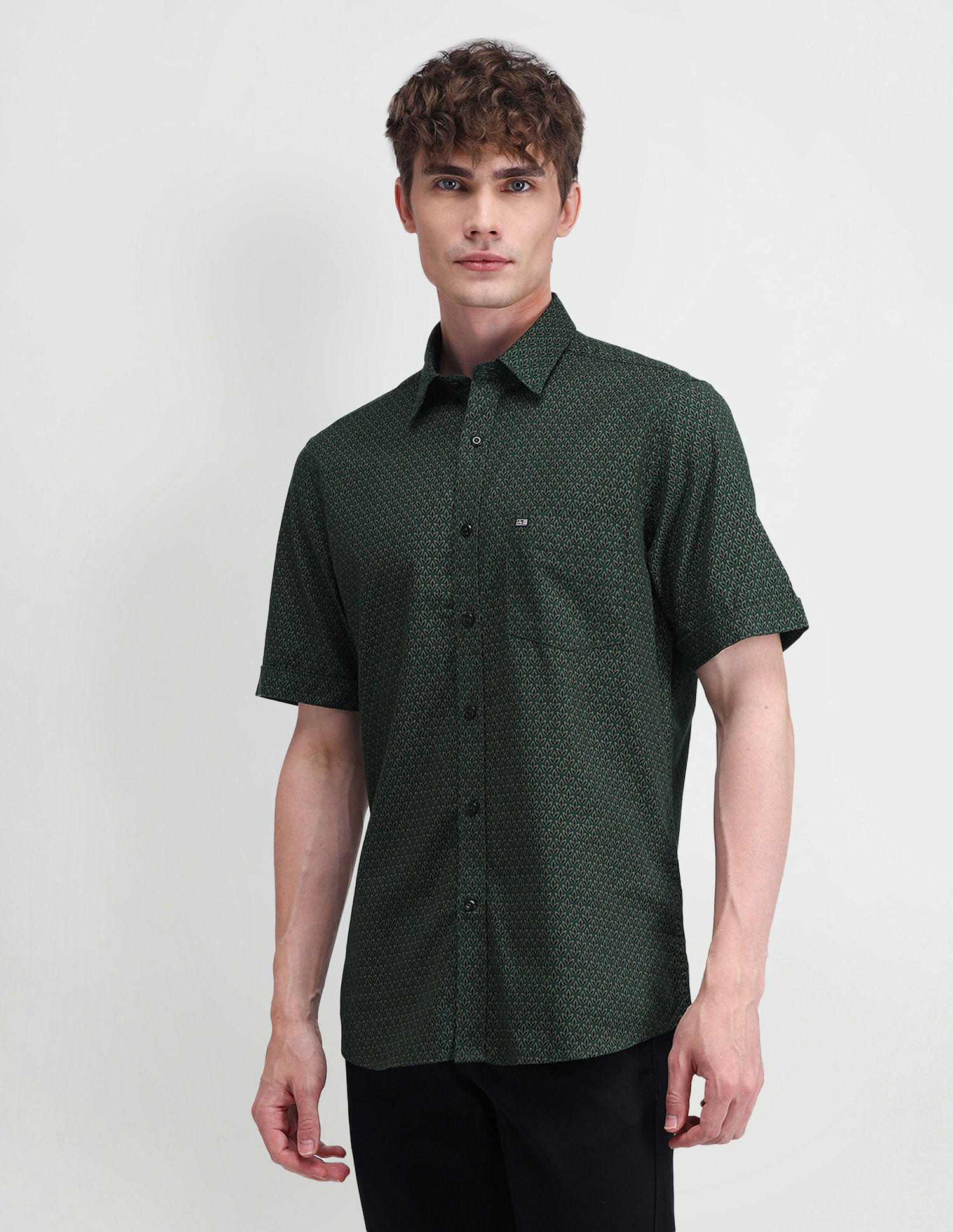 Arrow Sport Liberty Classic Fit All-over Print Shirt