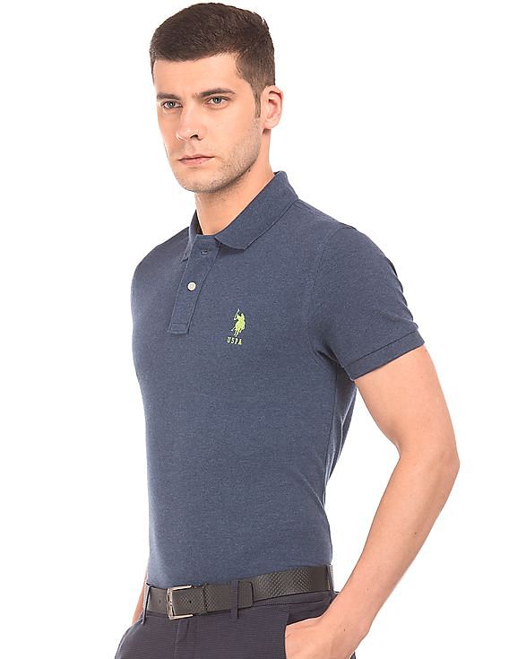 U.S. Polo Assn. Slim Fit Pique Polo Shirt