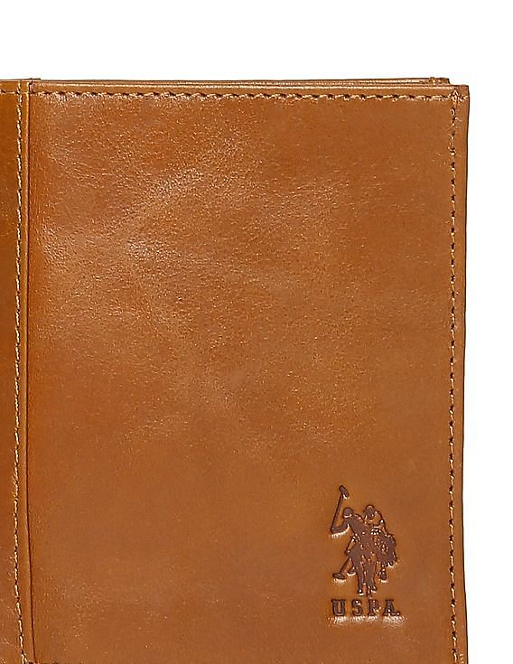 U.S. Polo Assn. Attached Card Holder Leather Wallet