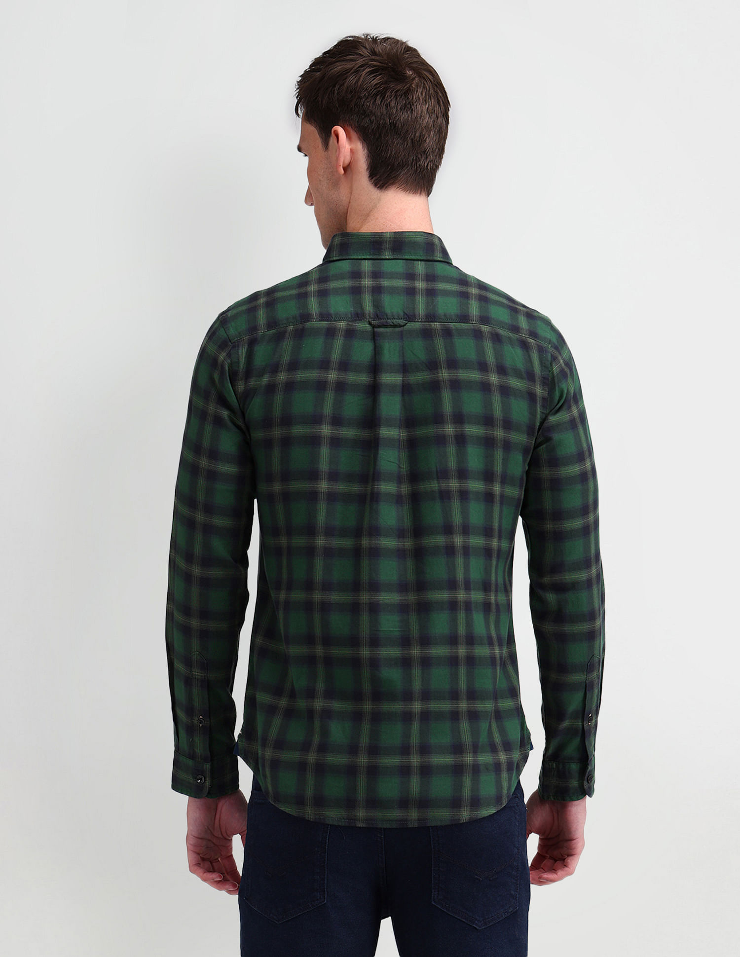 U.S. Polo Assn. Denim Co. Slim Fit Tartan Checked Shirt
