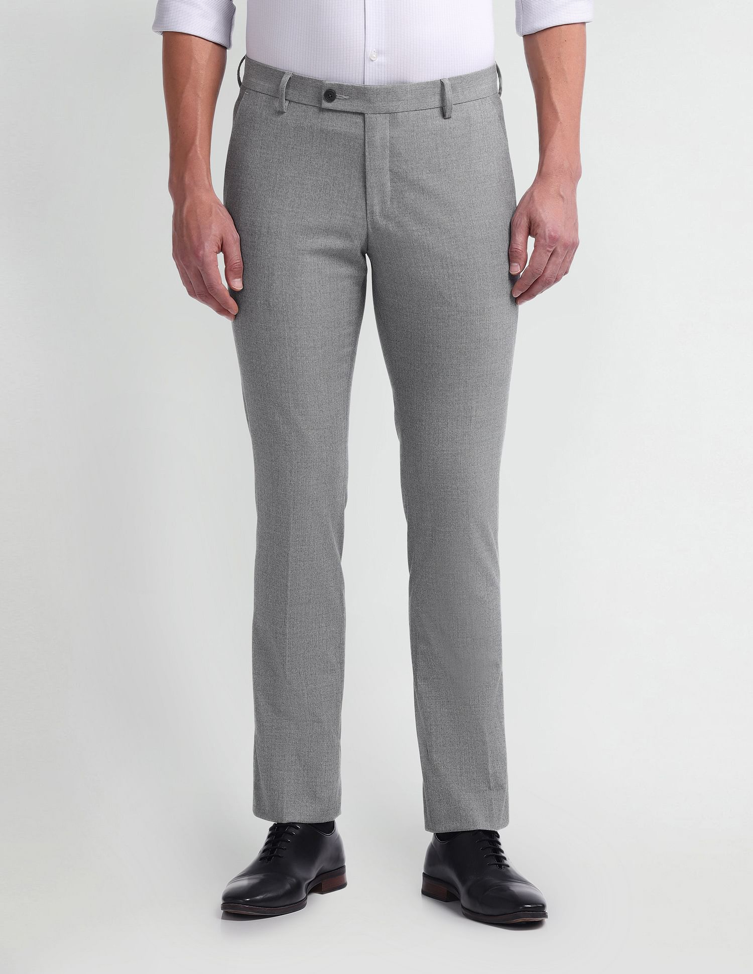 Arrow Tapered fit Herringbone Trousers