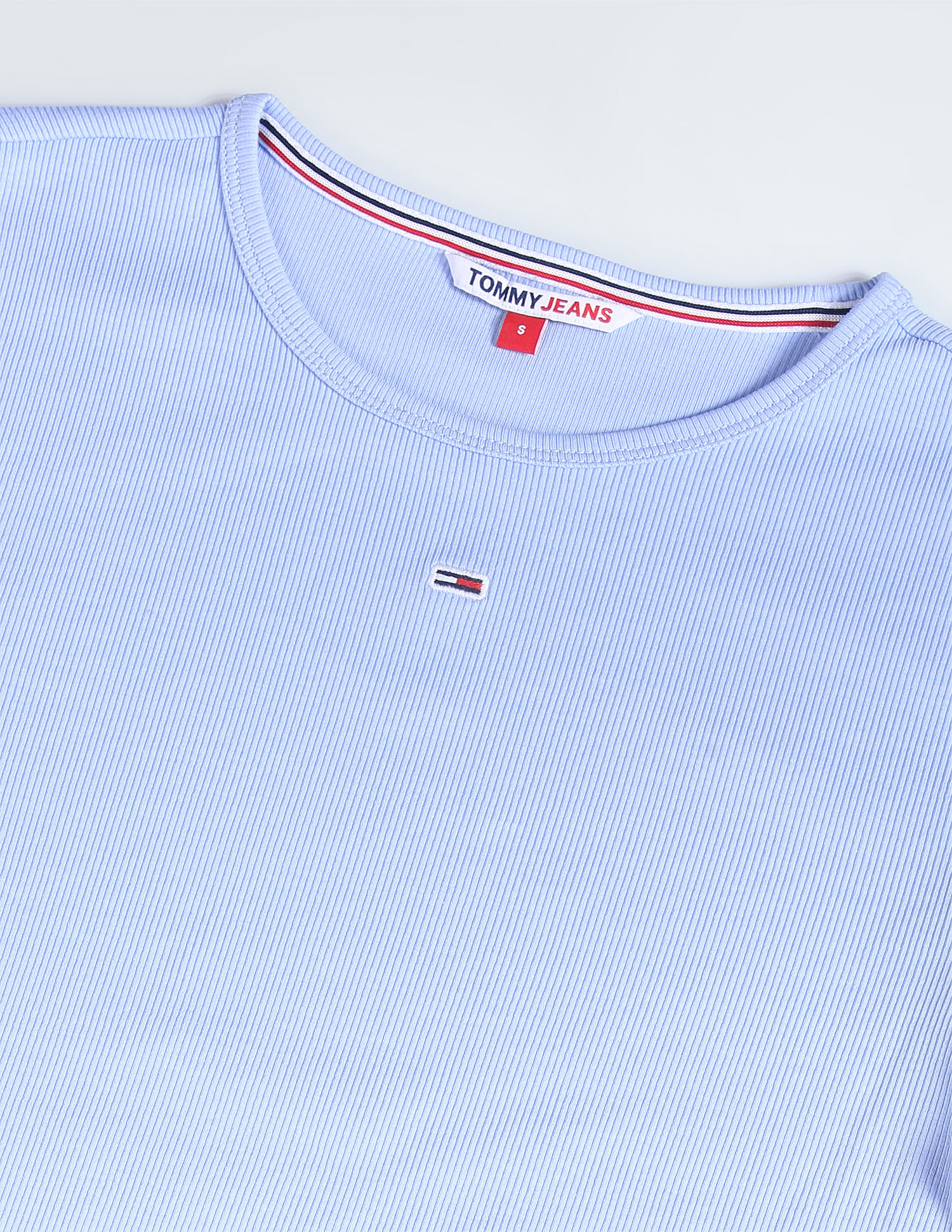 Tommy Hilfiger Sustainable Rib Knit Solid T-Shirt