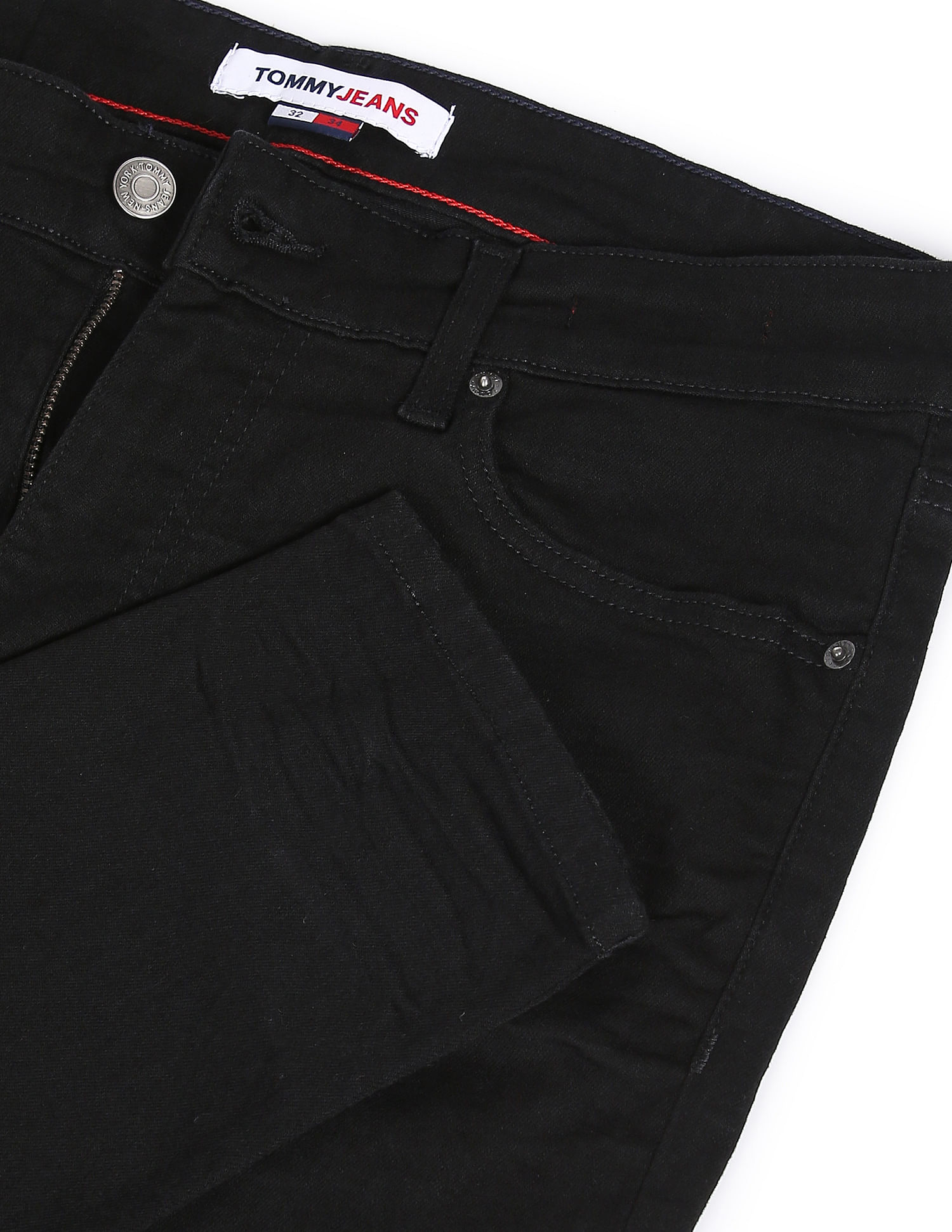 Buy Tommy Hilfiger Men Black Clean Look Simon Skinny Fit Jeans - NNNOW.com