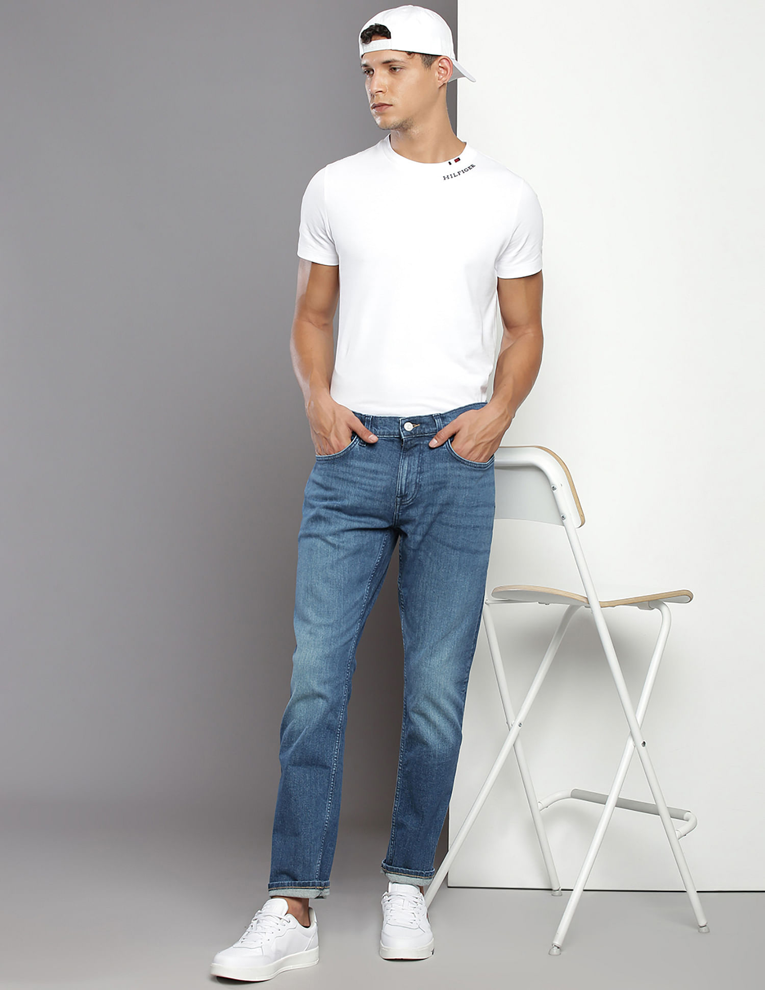 Tommy Hilfiger Austin Regular Fit Stone Wash Jeans