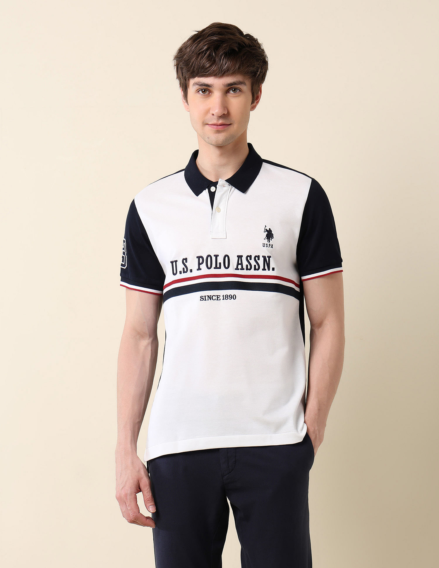 U.S. Polo Assn. Brand Embroidered Classic Polo Shirt