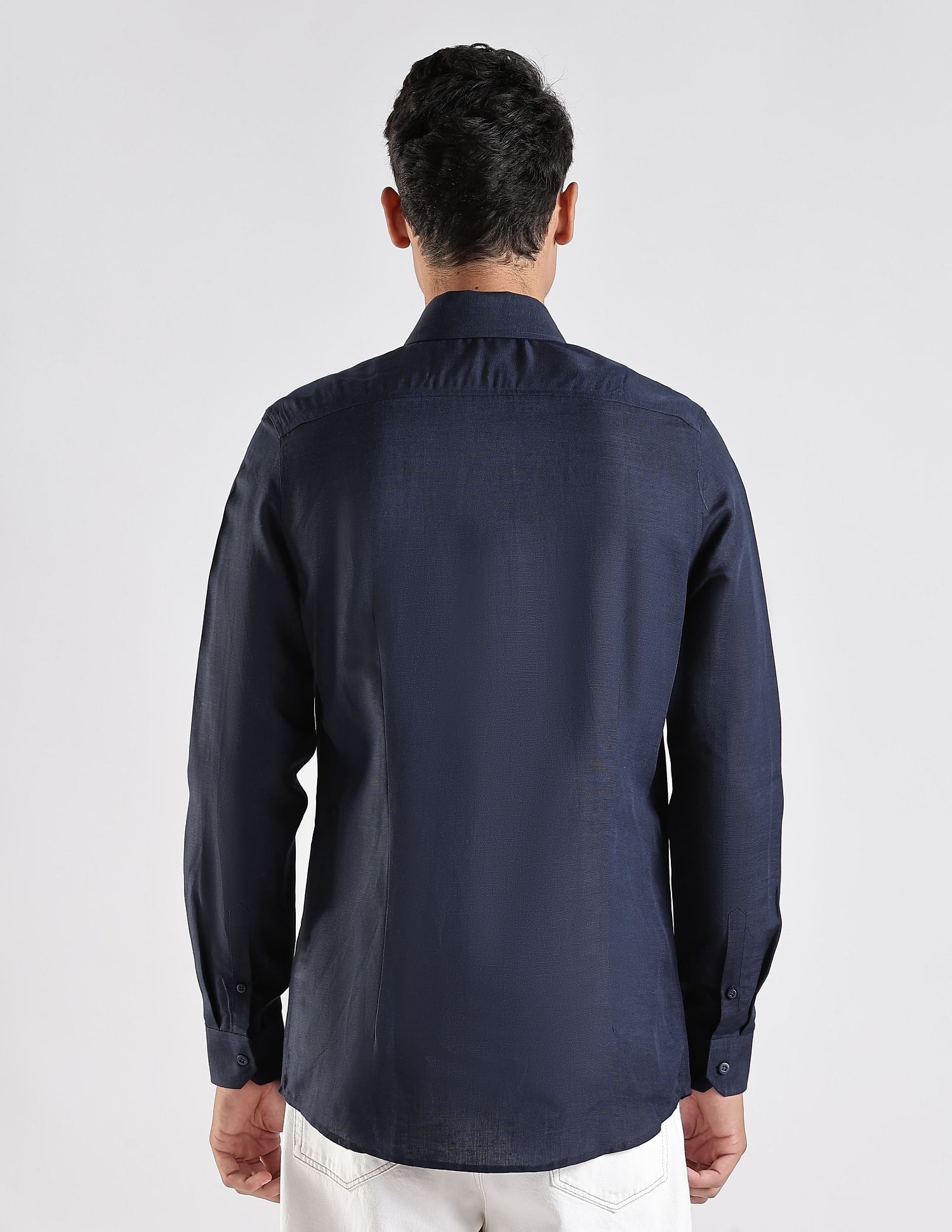 Calvin Klein Jeans Solid Slim Fit Viscose Shirt