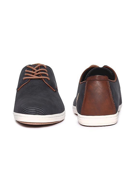 U.S. Polo Assn. Contrast Lace Striped Orlov Derby Shoes