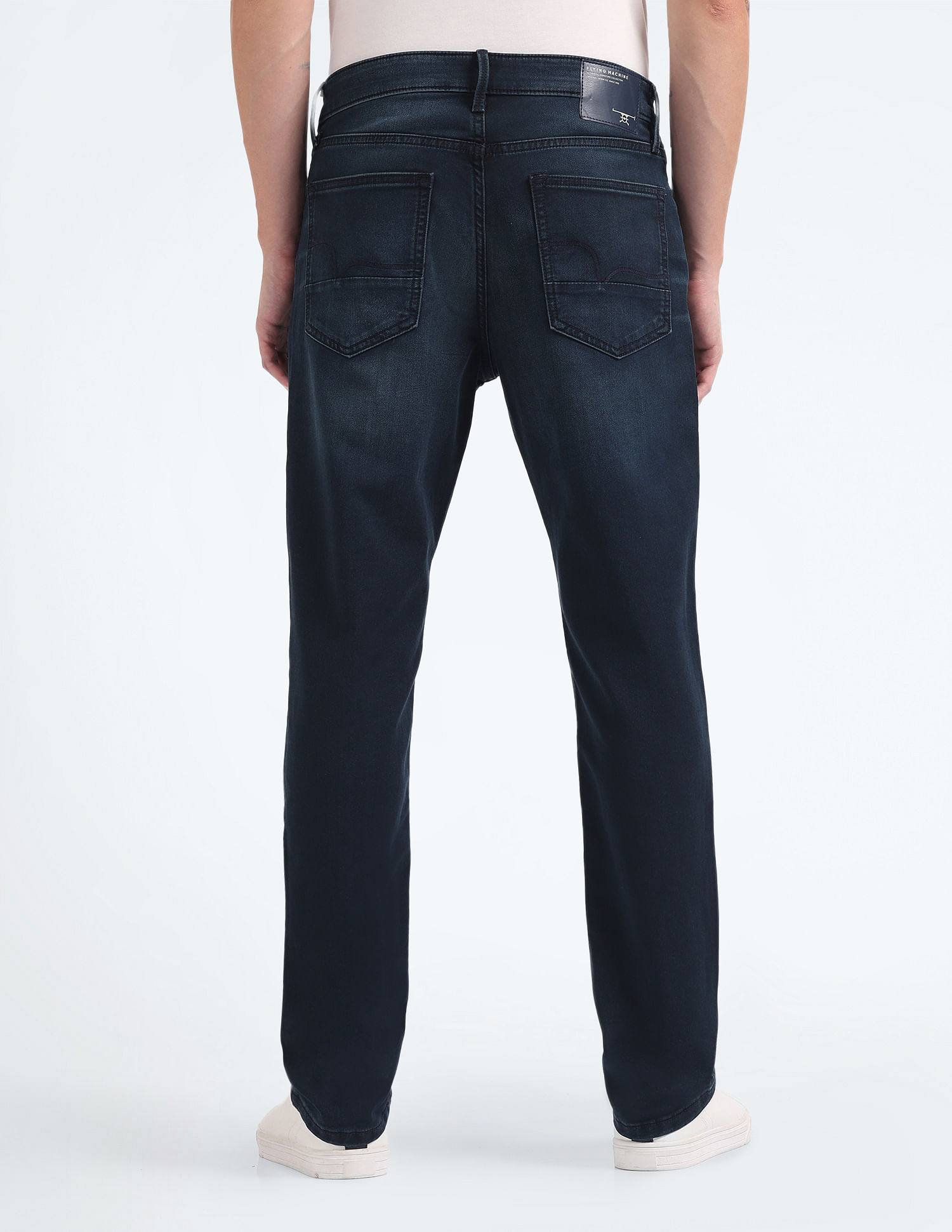 Flying Machine Mid Rise Freddie Slim Straight Fit Jeans