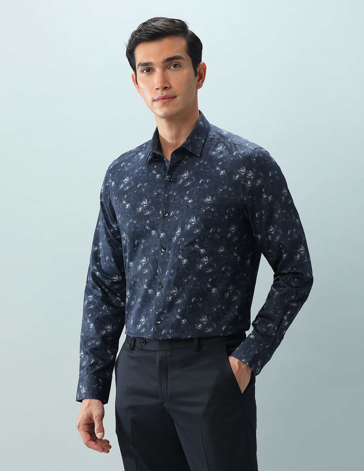 Arrow Regular Fit Twill Printed Shirt