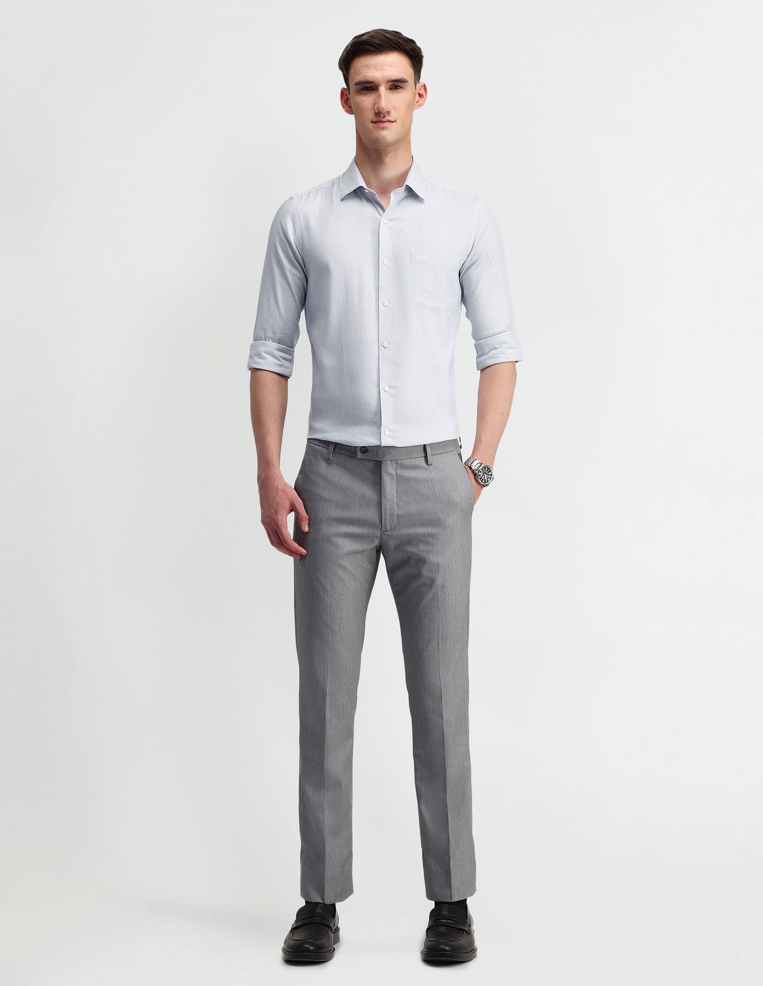 Arrow Textured Cotton Shirt