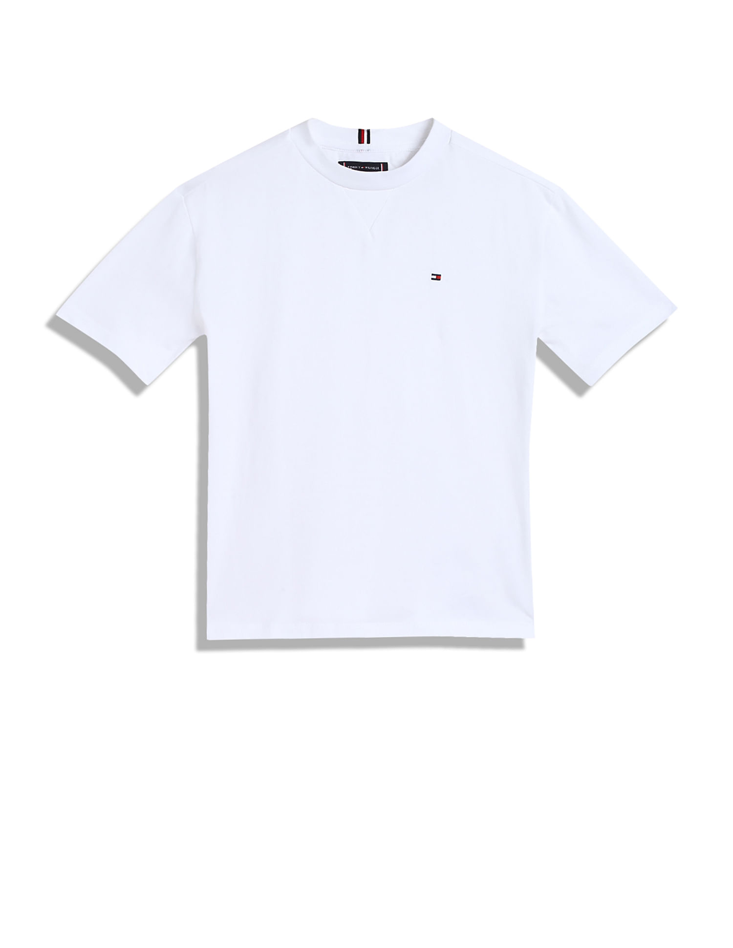 Tommy Hilfiger Kids Boys Solid Relaxed-Fit Cotton T-Shirt