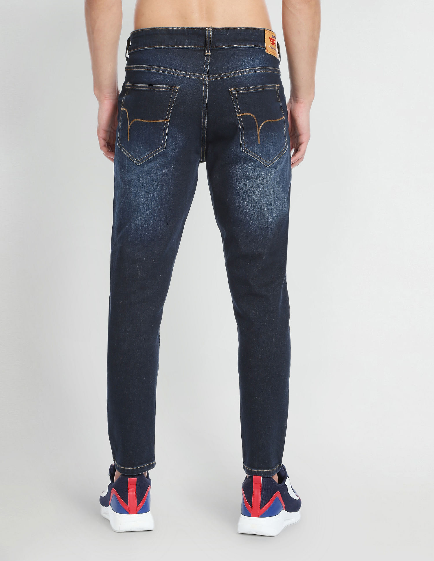 Flying Machine Mankle Relax Tapered Mid Rise Jeans