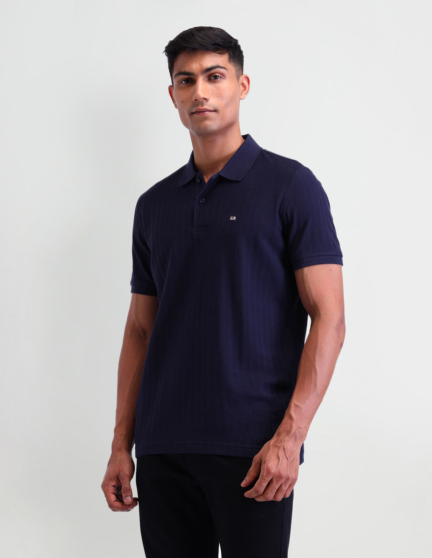 Arrow Sport Textured Regular Fit Polo Shirt