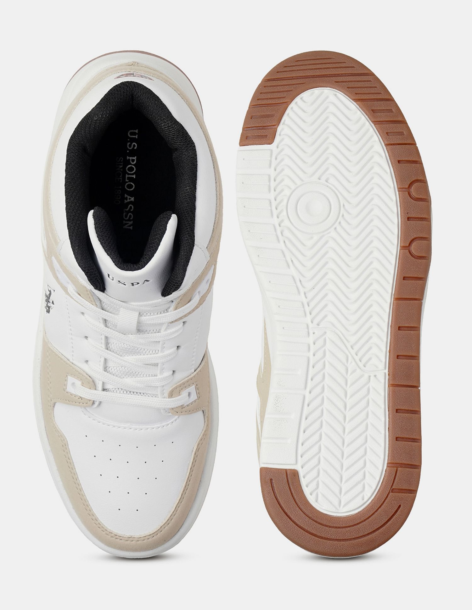 U.S. Polo Assn. Men Bruce Mid Top Sneakers
