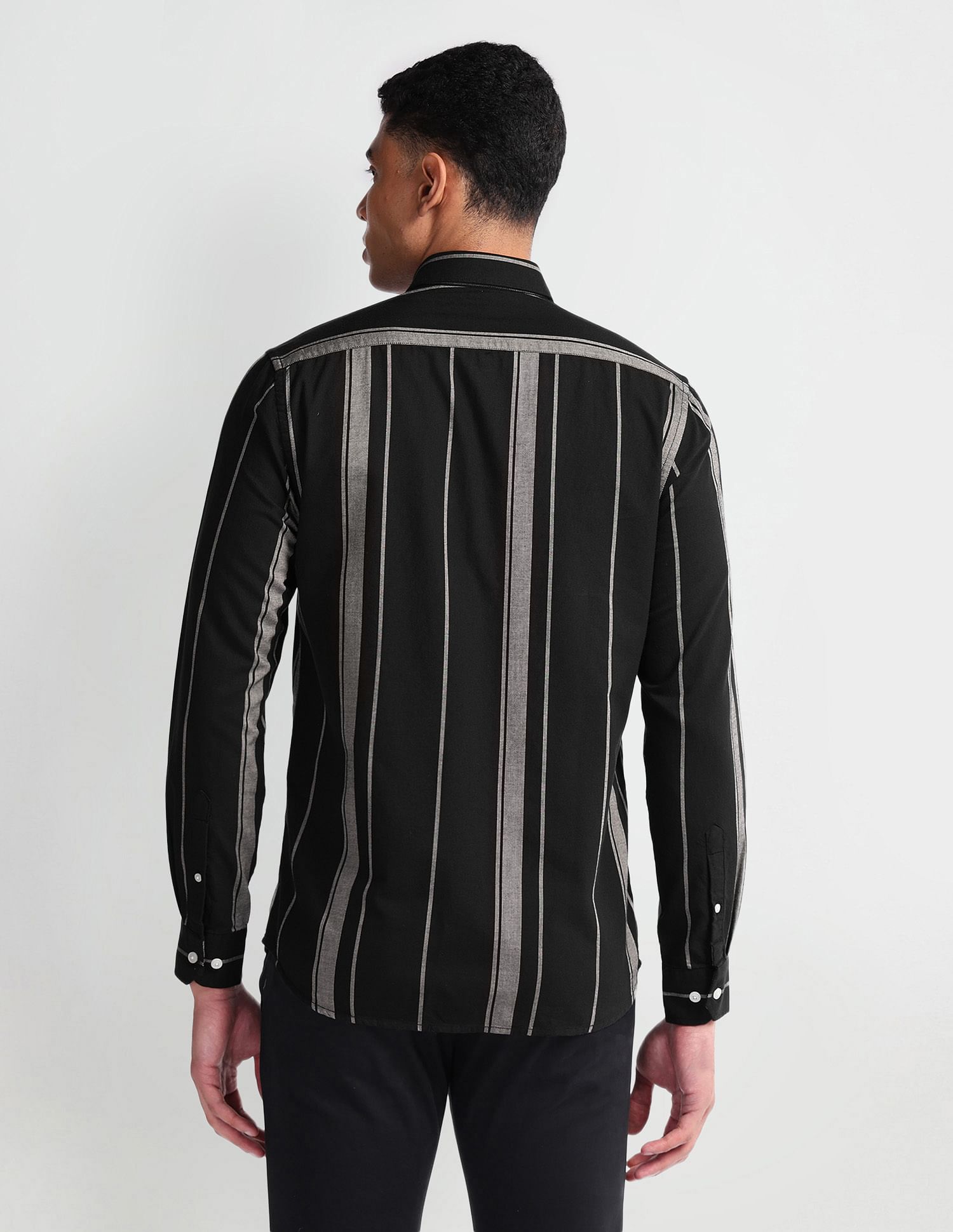 Arrow Sport Long Sleeve Stripes Shirt