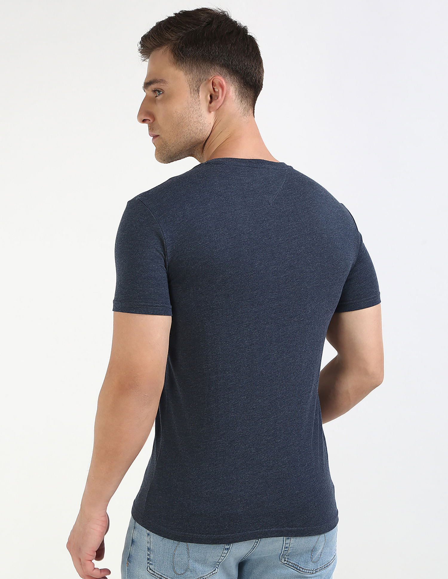 Tommy Hilfiger Solid Slim-Fit Cotton T-Shirt