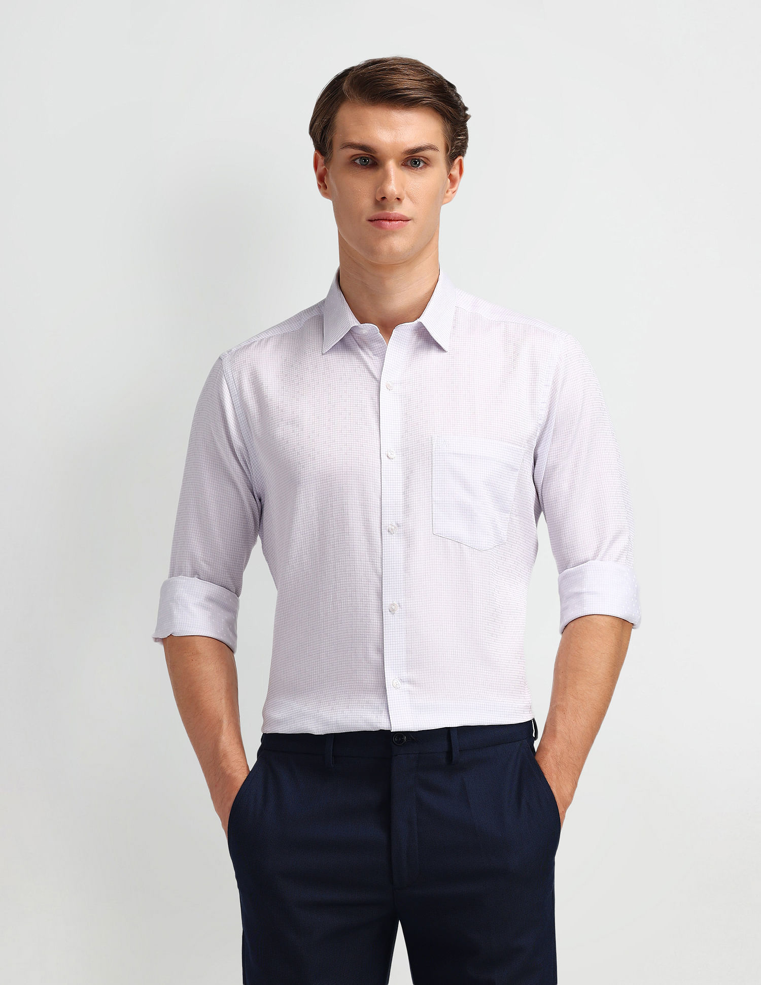 Arrow Liberty Classic Fit Cotton Shirt