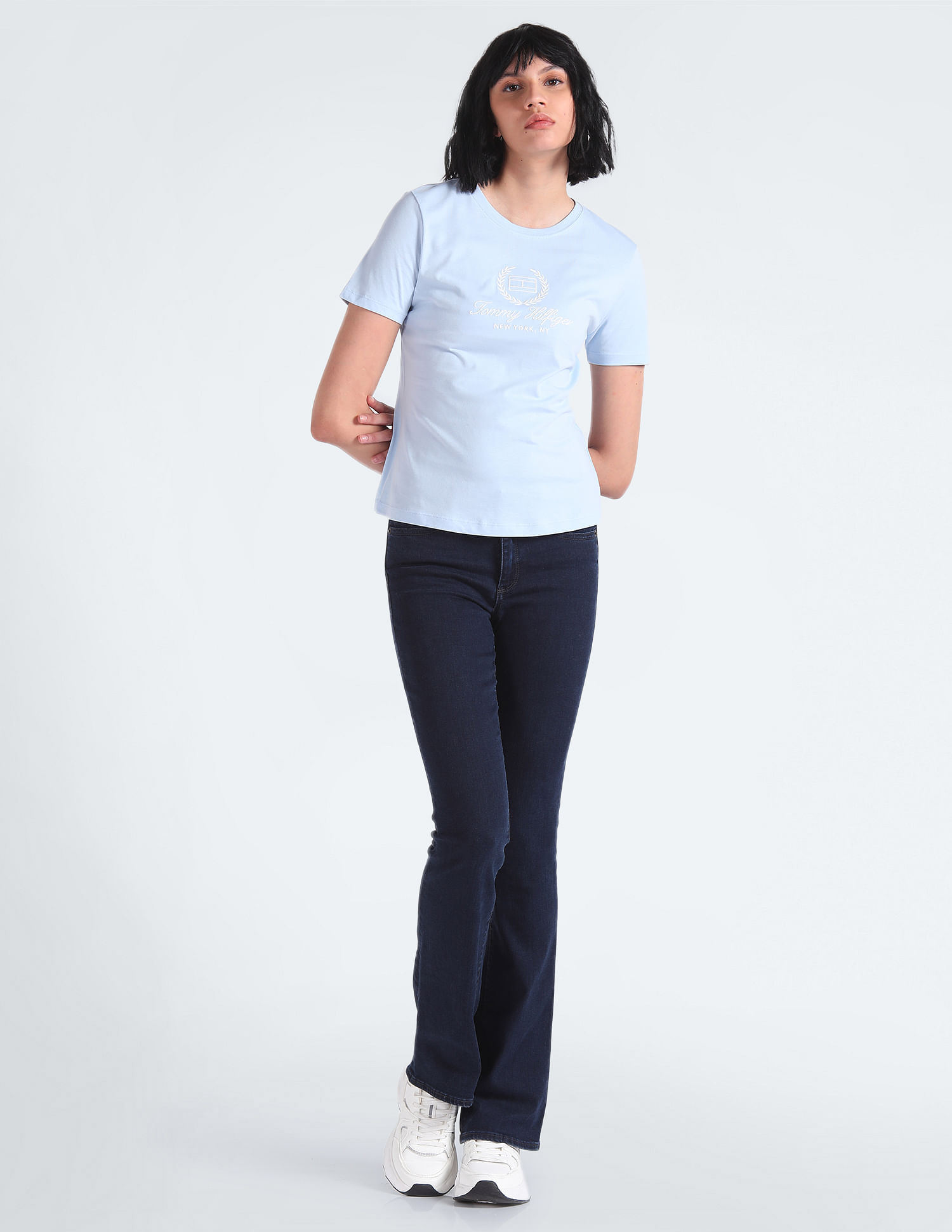Tommy Hilfiger Embroidered Logo Slim Fit T-Shirt