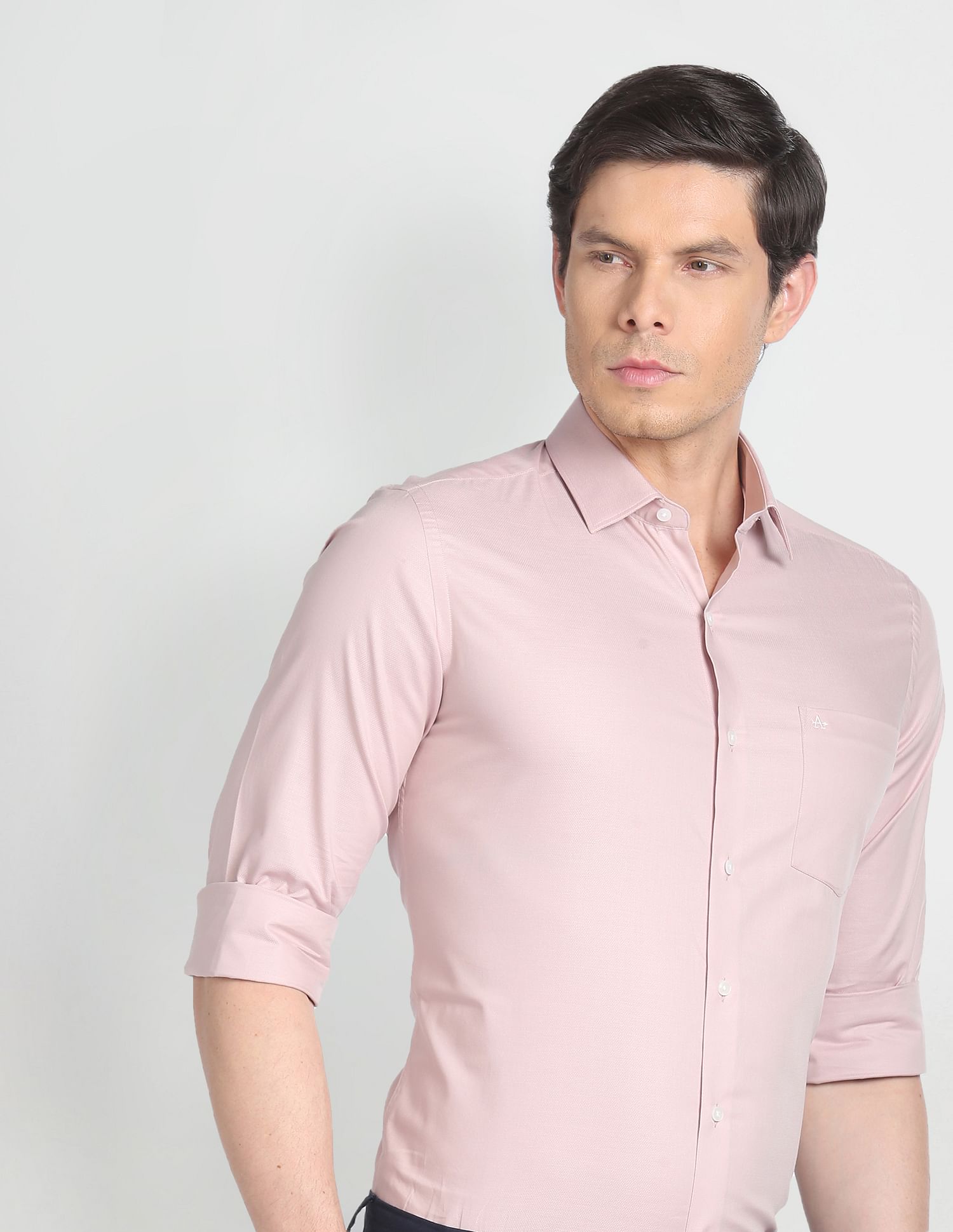 Arrow Solid Dobby Formal Shirt