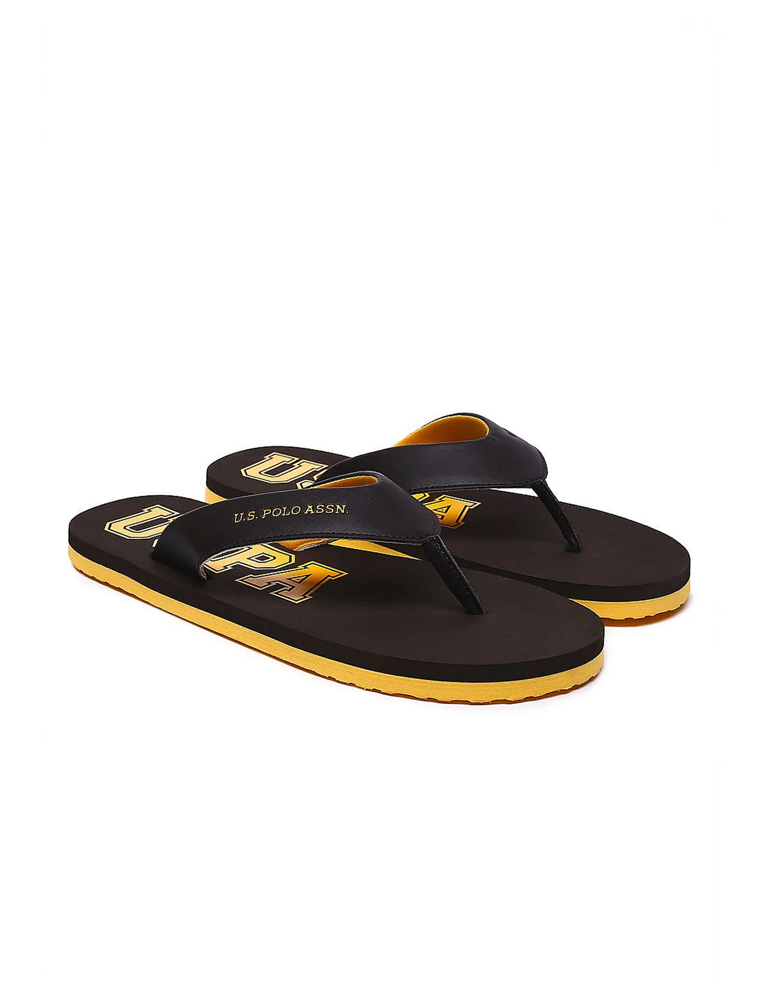 Buy U.S. Polo Assn. Brand Logo Drega Flip Flops NNNOW