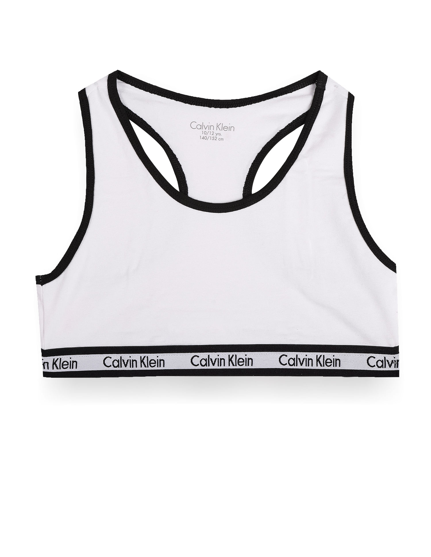 Buy Calvin Klein Underwear Girls Branded Waist Bralette - Pack Of