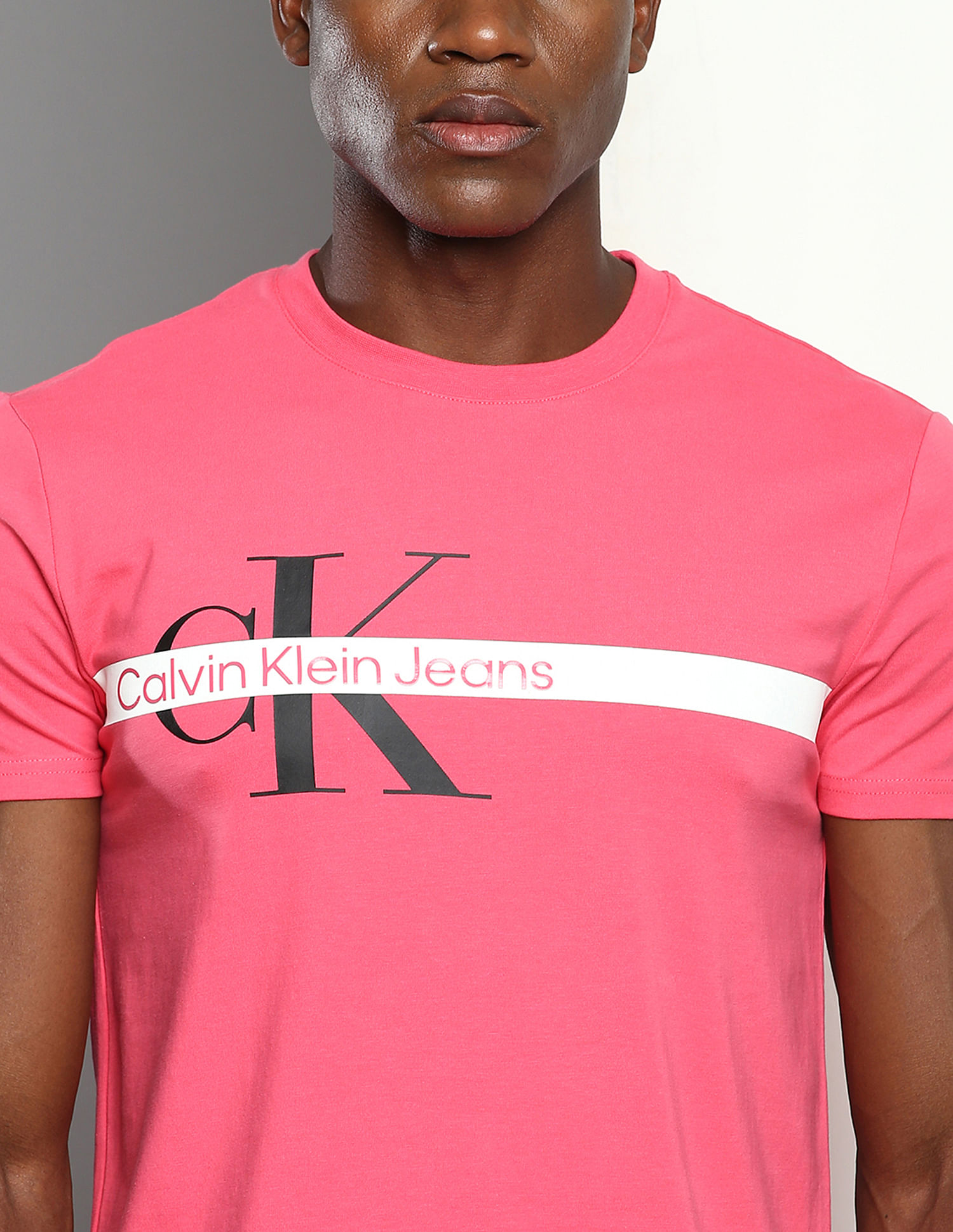 Calvin Klein Jeans Monogram Tape Slim T-Shirt