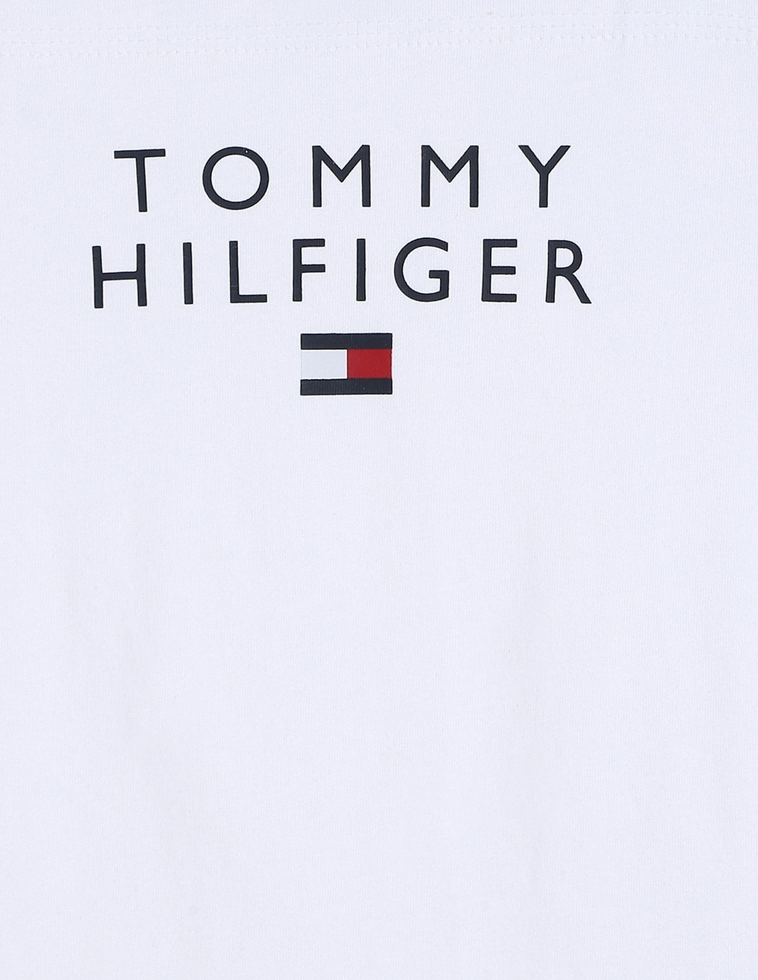 Tommy Hilfiger Kids Boys Logo Regular-Fit Cotton T-Shirt