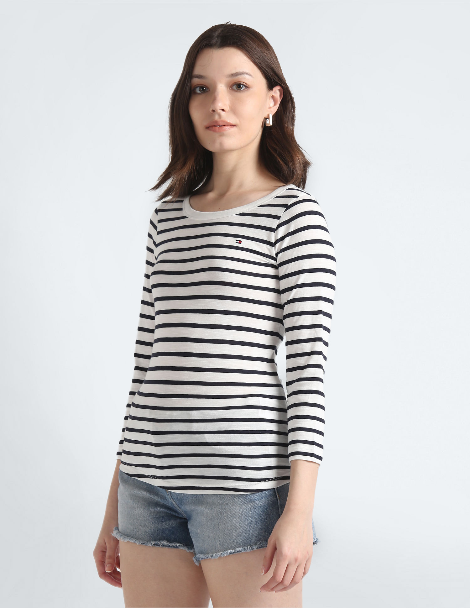 Tommy Hilfiger 1985 Slim Three-Quarter Sleeve T-Shirt