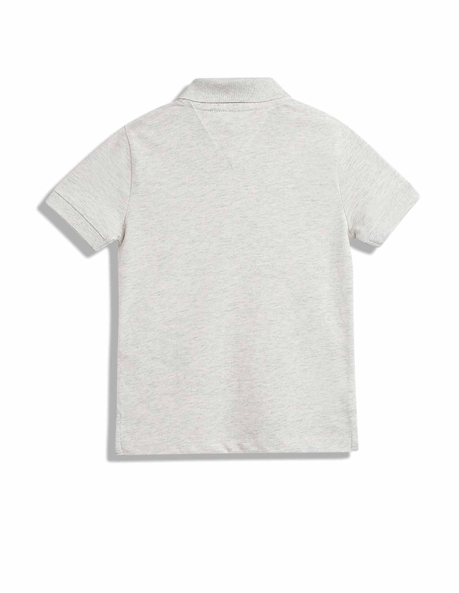 Tommy Hilfiger Kids Boys Logo Regular-Fit Cotton Polo T-Shirt