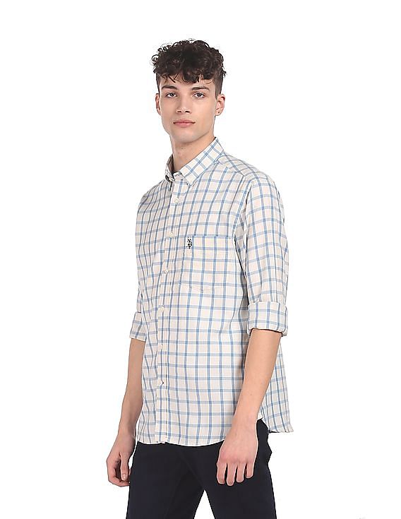 U.S. Polo Assn. Cotton Check Casual Shirt
