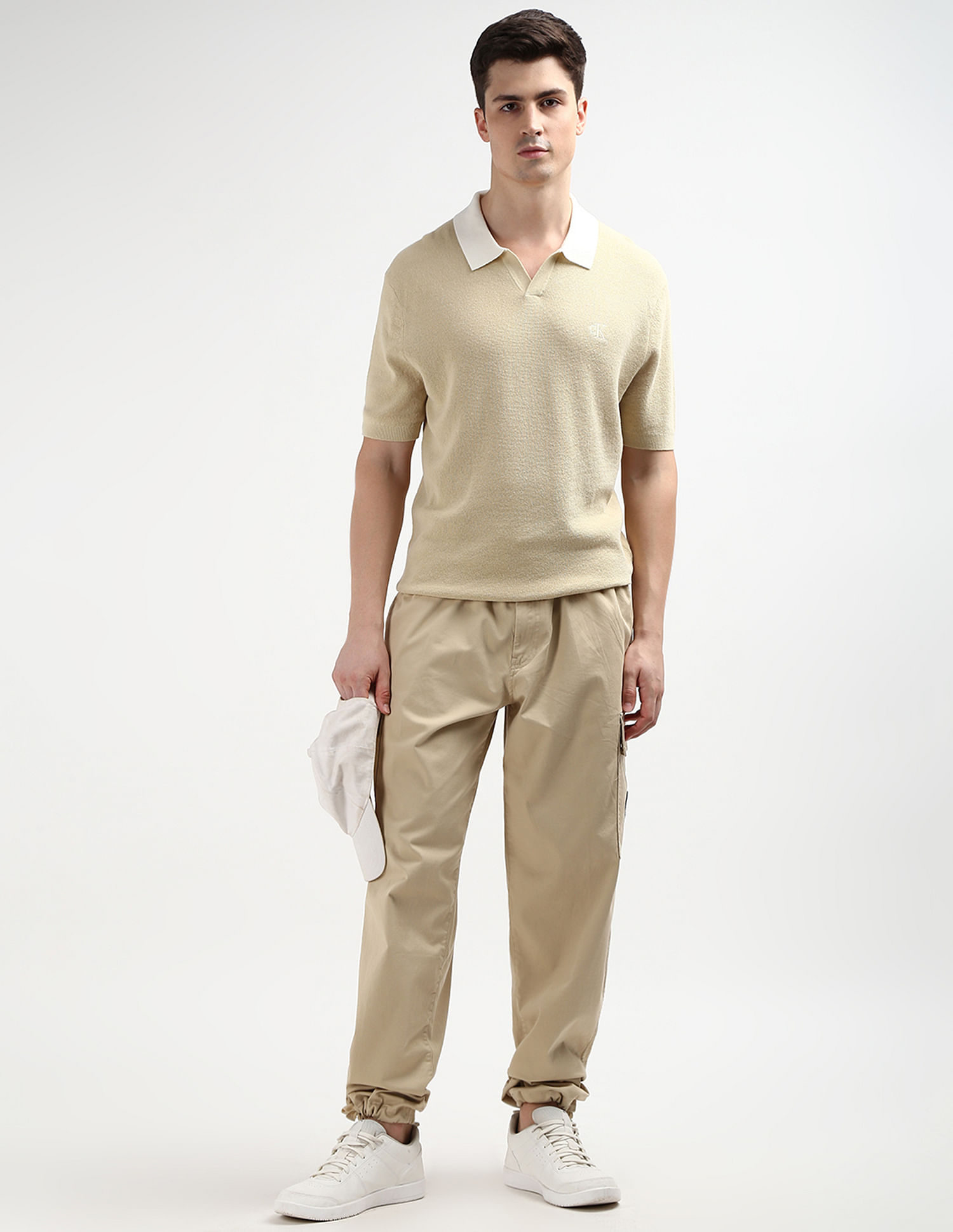 Calvin Klein Solid Logo Polo Shirt