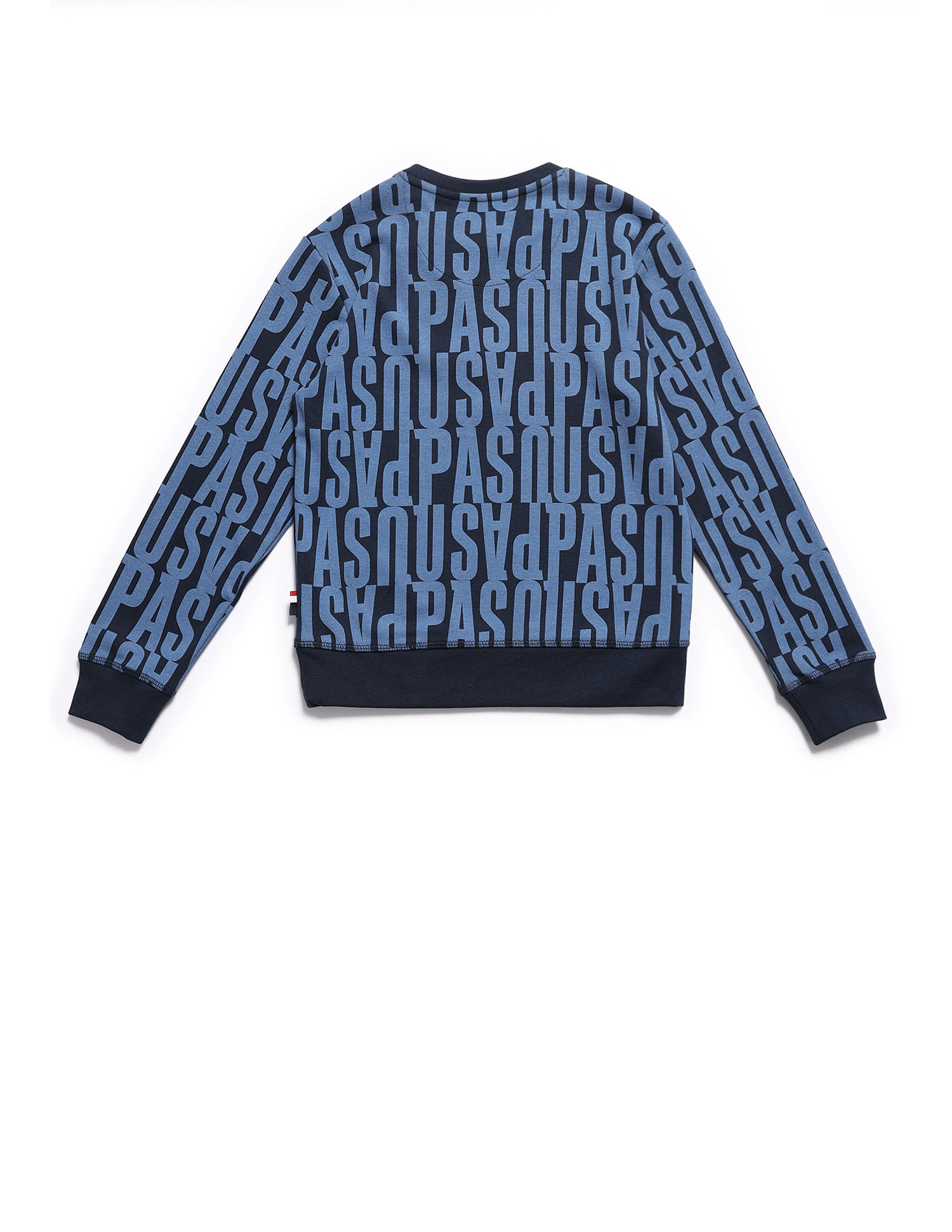 U.S. Polo Assn. Kids Boys Brand Printed Regular Fit Sweatshirt
