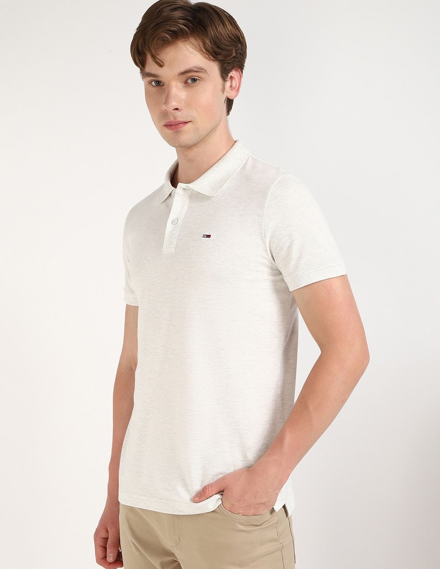 Tommy Hilfiger Printed Slim-Fit Cotton Polo Shirt