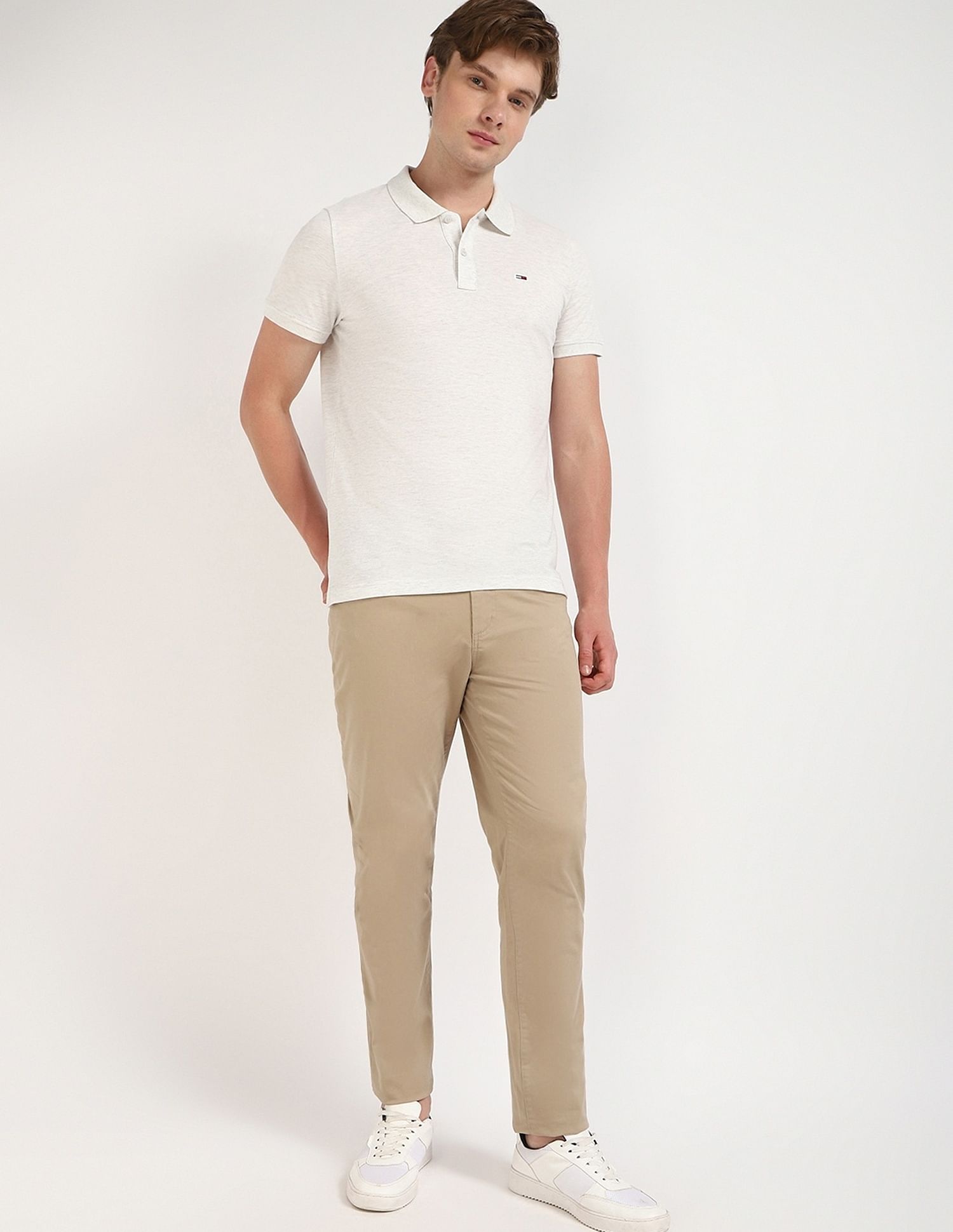 Tommy Hilfiger Printed Slim-Fit Cotton Polo Shirt
