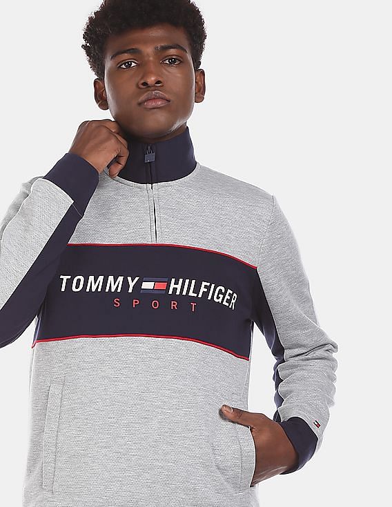 Tommy hilfiger deals mens grey sweatshirt