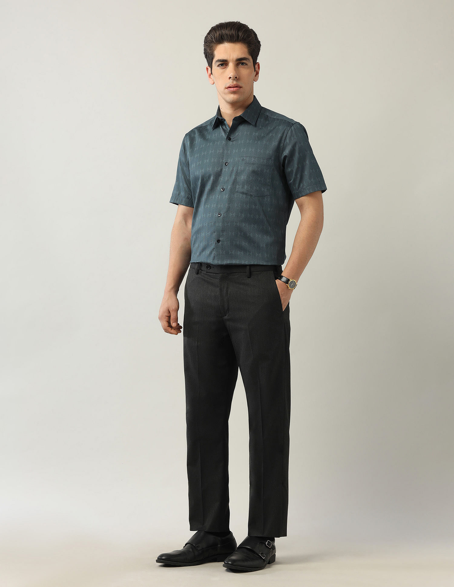 Arrow Liberty Classic Fit Pure Cotton Satin Shirt