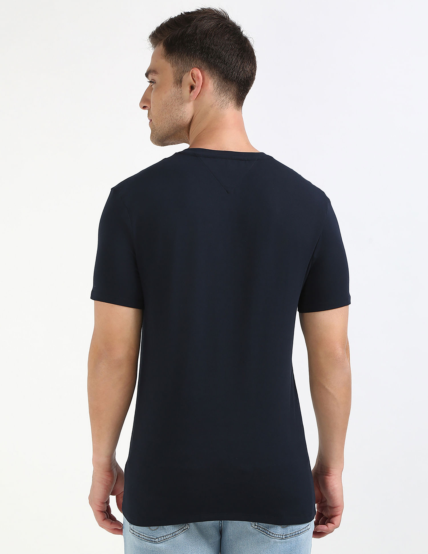 Tommy Hilfiger Solid Slim-Fit Cotton T-Shirt