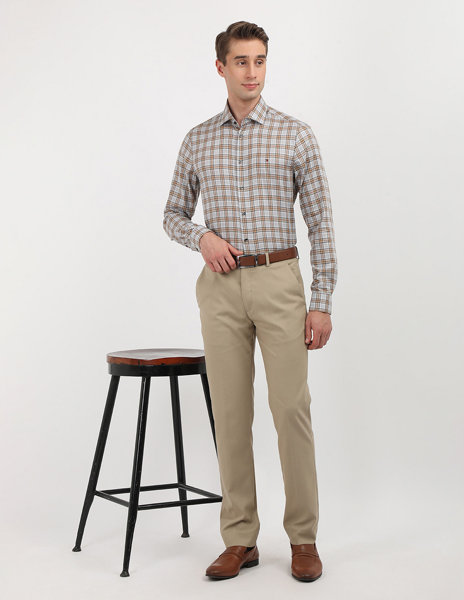 Tommy Hilfiger Plaid Checked Slim Fit Shirt