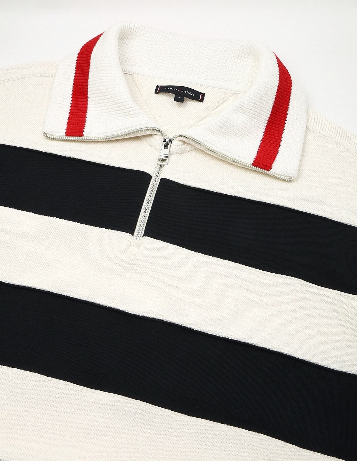 Tommy Hilfiger Striped Relaxed-Fit Cotton Sweatshirt