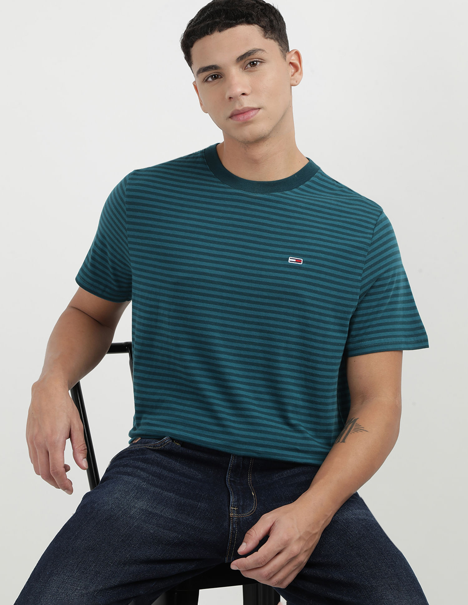 Tommy Hilfiger Horizontal Stripes Slim Fit T-Shirt