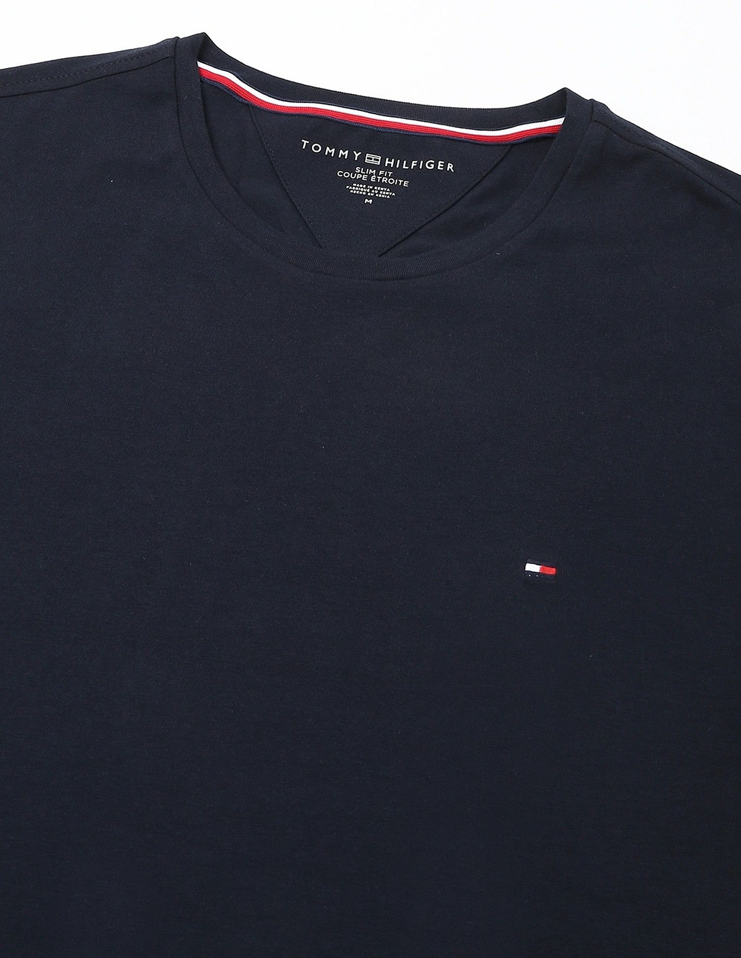 Tommy Hilfiger Solid Slim-Fit Cotton T-Shirt