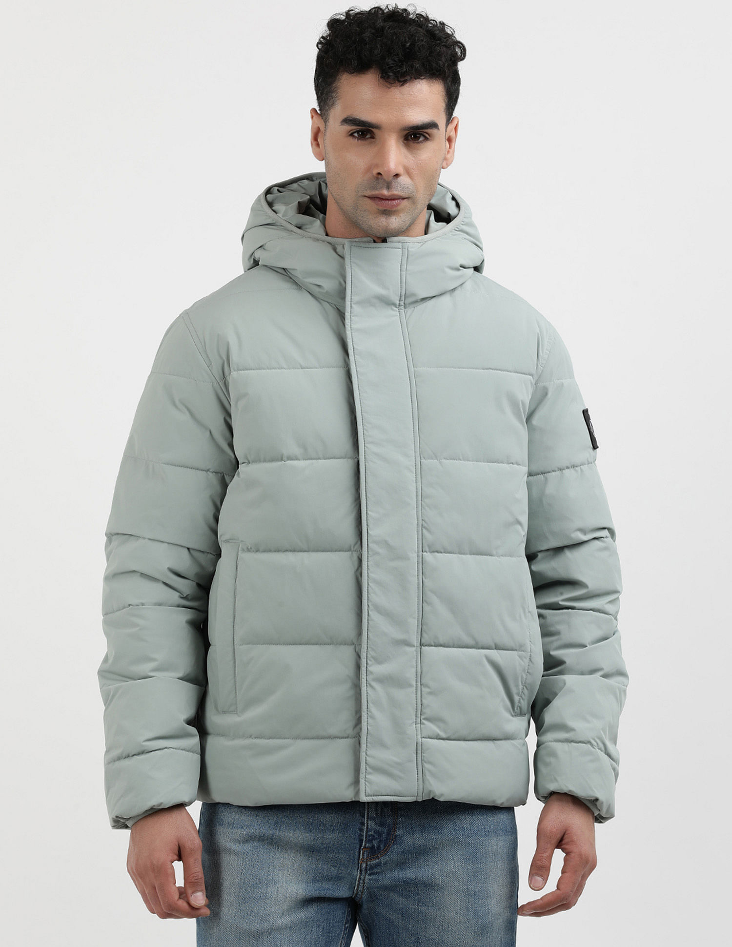 Calvin Klein Regular Fit Solid Padded Jacket