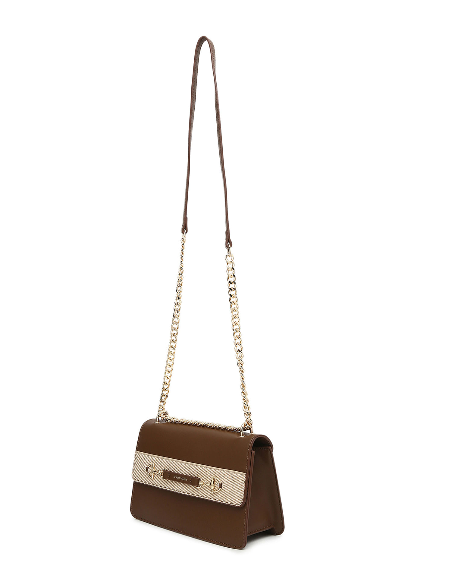 U.S. Polo Assn. Women Anya Colour Blocked Crossbody Bag