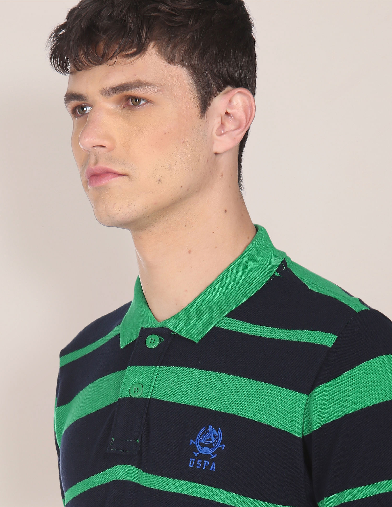 U.S. Polo Assn. Cotton Striped Polo Shirt