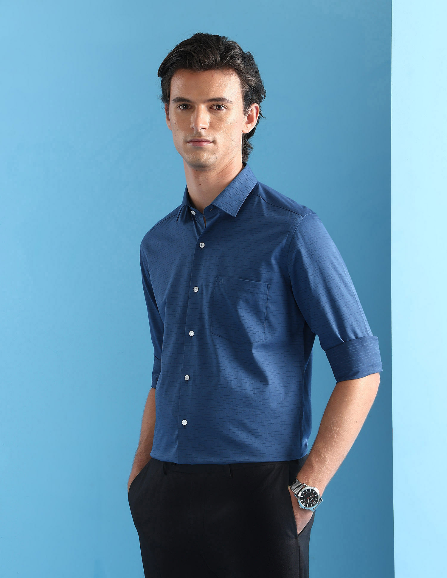 Arrow Manhattan Slim Fit Velocity Shirt