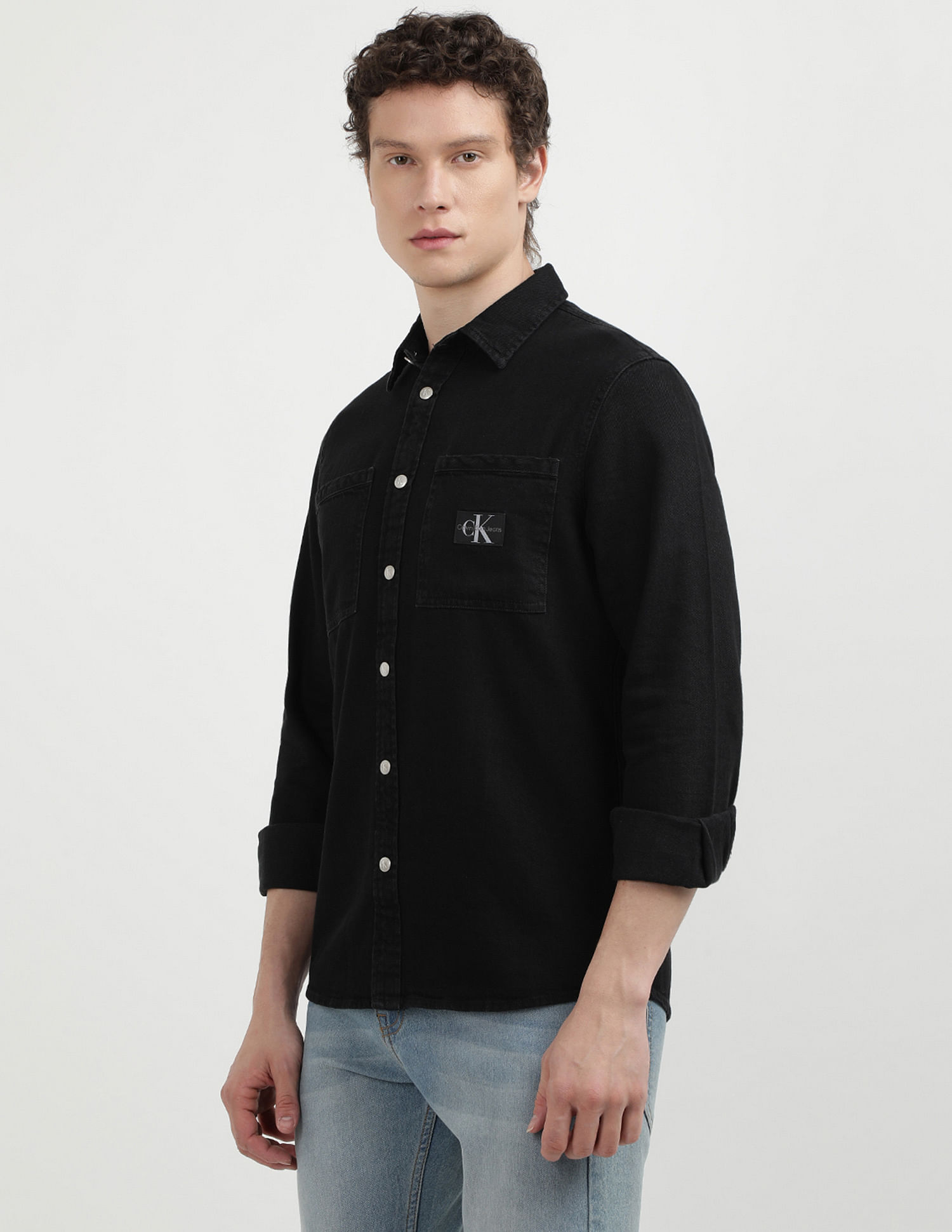 Calvin Klein Jeans Regular Fit Solid Shirt