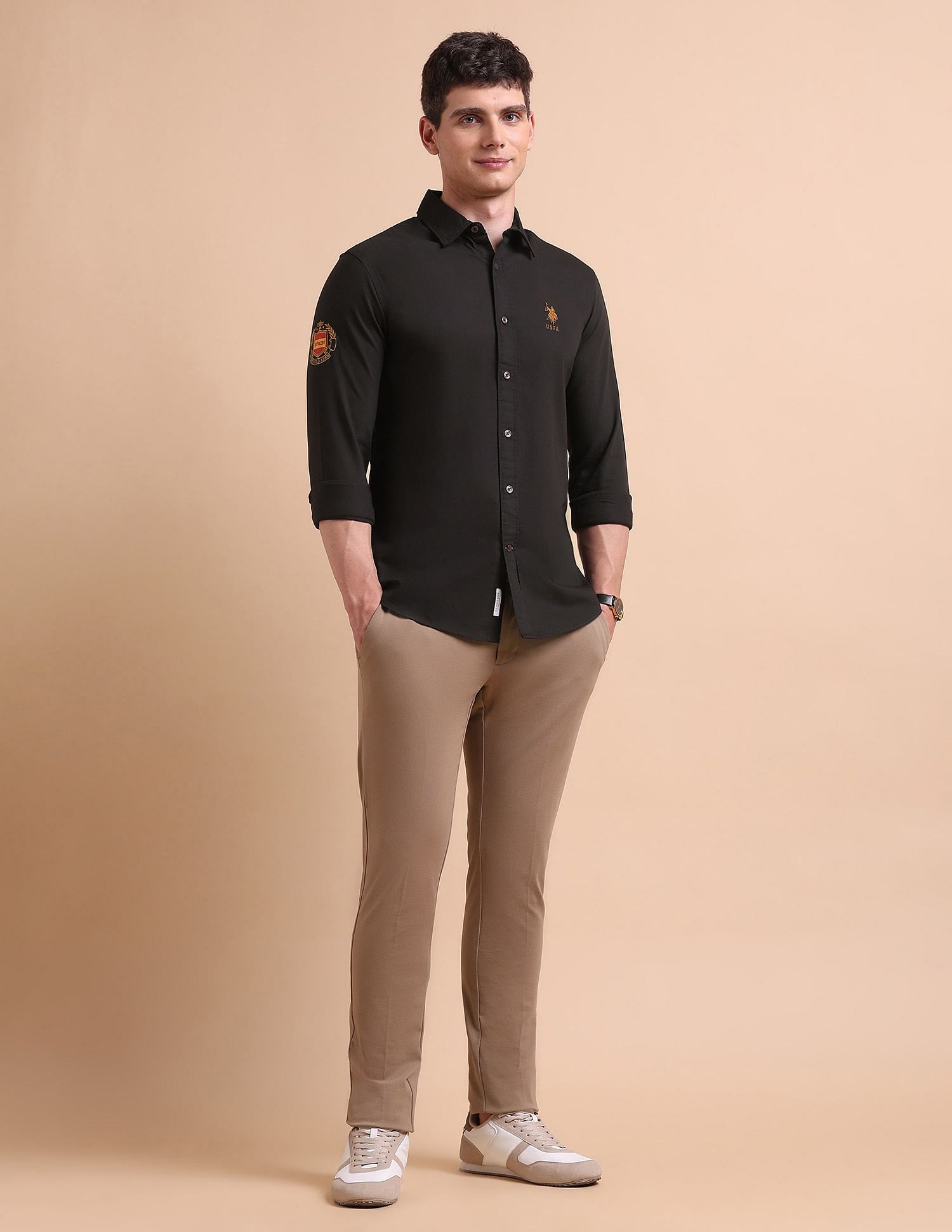 U.S. Polo Assn. Pure Cotton Tailored Fit Oxford Shirt